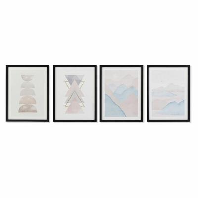 Schilderij DKD Home Decor Berg (30 x 3 x 40 cm) (4 Stuks)
