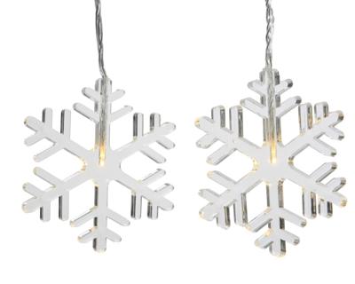 Led verlichting sneeuwvlok 105 cm warm wit