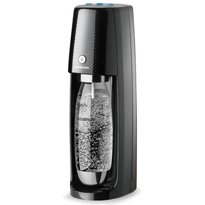Sodastream Spirit One Touch toestel incl. 1 Fuse fles en 60L CO2 Cilinder Waterkan Zwart