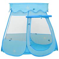 VidaXL Kinderspeeltent 102x102x82 cm blauw - thumbnail