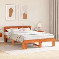 Bedframe Wasbruin 140 x 200 cm Massief grenenhout - thumbnail