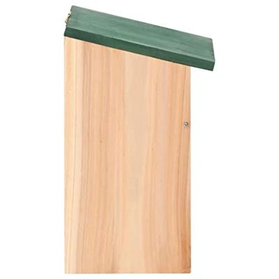 VidaXL Vogelhuisjes 10 st 12x12x22 cm massief vurenhout