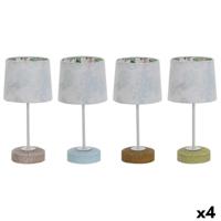 Bureaulamp DKD Home Decor Keramisch 16 x 16 x 33 cm Multicolour 220 V 25 W 4 Onderdelen - thumbnail