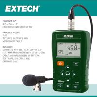 Extech SL400 Decibelmeter Datalogger 30 - 143 dB 20 Hz - 8 kHz USB - thumbnail