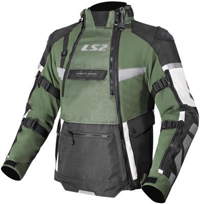 LS2 jas "x-master man" jacket x-master men black/green/grey size xxl LS2 jas "x-master man" jacket x-master men black/green/grey size xxl