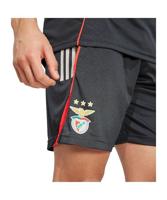 adidas Benfica Trainingsbroekje 2025-2026 Zwart Wit Rood - thumbnail