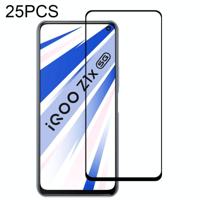 Voor Vivo IQOO Z1X 25 PC's full glue full screen tempered glass film - thumbnail