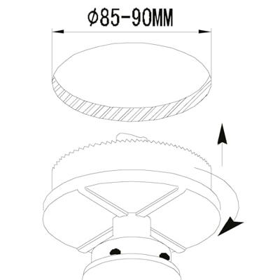 Eglo Inbouw ledspotPineda - 95888