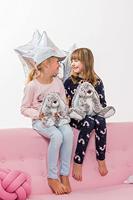 Pluchen beweegbare konijn 28 cm TEDDY HERMANN bruin - thumbnail