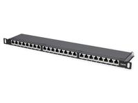 Intellinet 720922 24 poorten Patchpaneel 483 mm (19) CAT 6A 0.5 HE Zwart Ingericht - thumbnail