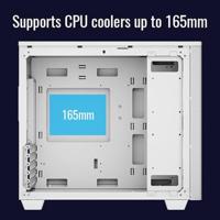 Aerocool stormfront mini mini tower behuizing (wit | 2x usb-a | 1x usb-c | window) - thumbnail