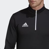 adidas Entrada 22 Trainingstrui 1/4-Zip Zwart Wit - thumbnail