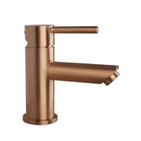 Wastafelmengkraan Aqua Splash Colorato 1 Hendel Geborsteld Koper Aqua Splash - thumbnail