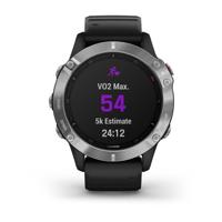 Garmin Fenix 6 GPS Sporthorloge 47 mm Standaard - Zwart - thumbnail