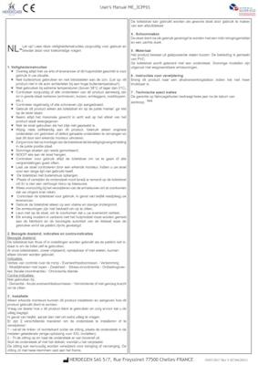 Toiletstoel blauw vast