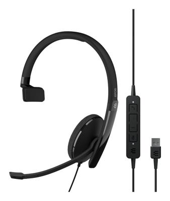 Hoofdtelefoon met microfoon Sennheiser 1000913 Zwart