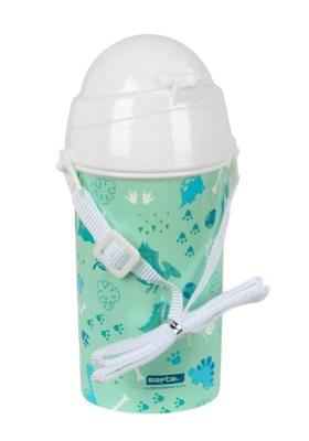 Waterfles Safta Dino Groen PVC 500 ml