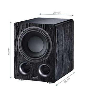 Magnat: Alpha RS 8 Actieve Subwoofer - Zwart