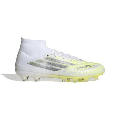 adidas F50 Sparkfusion Pro Gras / Kunstgras Voetbalschoenen (MG) Dames Wit Grijs Neongeel