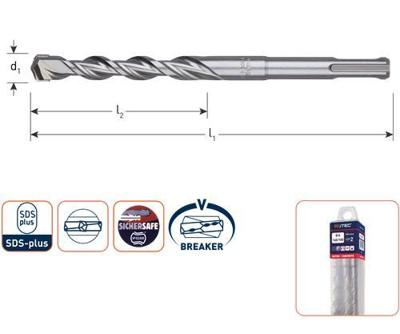 Rotec Sds-boor 100/160 10mm | 10 stuk stuks