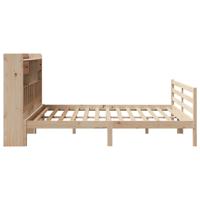 Bed met boekenkast zonder matras massief grenenhout 180x200 cm - thumbnail
