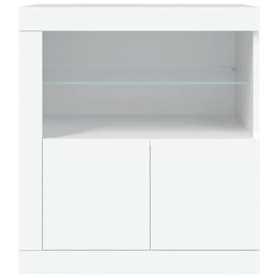 Dressoir met LED-verlichting 60,5x37x67 cm wit Dressoir met LED-verlichting 60,5x37x67 cm wit