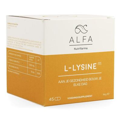 Alfa l-lysine 1000mg Tabl 45