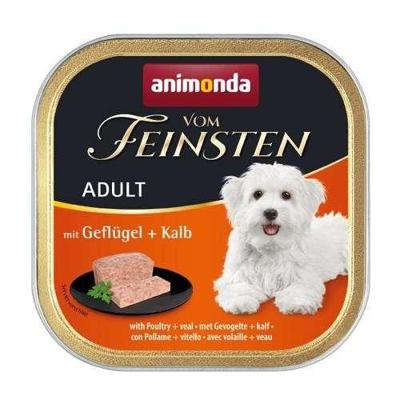 ANIMONDA Vom Feinsten Adult Poultry and veal - nat hondenvoer - 150g