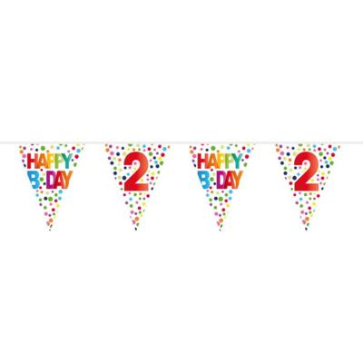 Folat BV Vlaggenlijn confetti 2 jaar, 10mtr. Folat BV Vlaggenlijn confetti 2 jaar, 10mtr.
