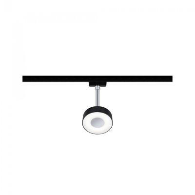 Paulmann Circle 230V-railsysteem lamp URail LED vast ingebouwd 5 W LED Zwart (mat), Chroom