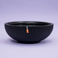 Capi Schaal groove d40h15cm zwart - thumbnail