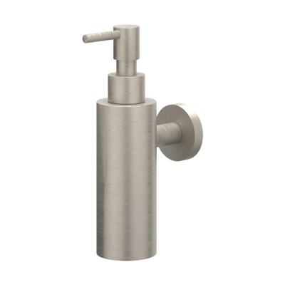 Zeepdispenser IVY Wandmodel Geborsteld Nickel PVD Zeepdispenser IVY Wandmodel Geborsteld Nickel PVD