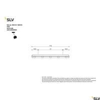 SLV WandlampImperva 40w - 4000K - 116cm grijs - 1001315 - thumbnail