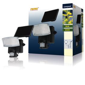 Ranex 5000.346 Liverpool Led solar Wandlamp met sensor