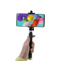 Shop4 - Samsung Galaxy A51 Selfie Stick Bluetooth Groen - thumbnail