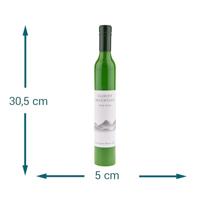 Opvouwbare paraplu - Witte wijnfles - Zakformaat - thumbnail