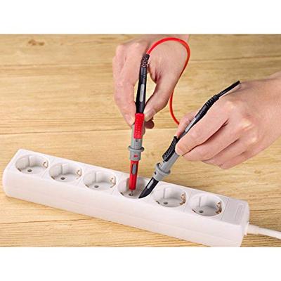 VOLTCRAFT MS-4PS-E Veiligheidsmeetsnoer 4mm-veiligheidsstekker Testpunt 1.00 m Zwart, Rood 1 stuk(s)