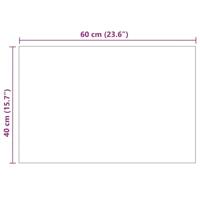 VidaXL Wandspiegel rechthoekig 60x40 cm glas - thumbnail