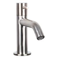 Differnz Differnz koudwaterkraan gebogen - mat chroom - thumbnail