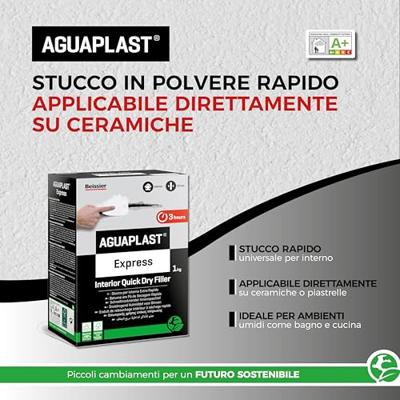 Aguaplast Express snelddrogend vulmiddel (doos a 1 kg)