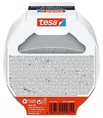 tesa Fugenband 52512-00000-00 Voegband Wit (l x b) 20 m x 50 mm 1 stuk(s)