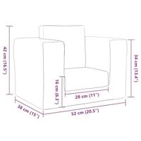 Kinderslaapbank zacht pluche crmekleurig - thumbnail