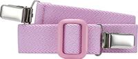 Playshoes riem elastisch met clip uni roze Maat - thumbnail