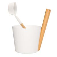 Rento Design sauna-emmer met greep - Wit - thumbnail