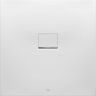 Villeroy & Boch Squaro Infinity kunststof douchebak - quaryl vierkant 100x100x4cm - mat wit udq1010sqi1v-rw