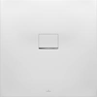 Villeroy & Boch Squaro Infinity kunststof douchebak - quaryl vierkant 100x100x4cm - mat wit udq1010sqi1v-rw - thumbnail