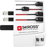 Skross 1.302960 Reisstekker MUV USB (2xA) - thumbnail