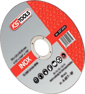 KS Tools 337.2010 Doorslijpschijf recht 100 mm 25 stuk(s)