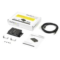 StarTech.com 2-poorts USB naar Seriële RS232 Adapter - USB / DB9 Hub 2x DB9 stekker 1x USB-B vrouwelijk - geschikt voor wandmontage - thumbnail