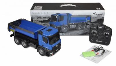 Amewi Mercedes Arocs 6x4 Blauw Amewi Mercedes Arocs 6x4 Blauw
